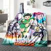 Hunter X Hunter Adventure Begins Throw Customizable Blanket Customize Your Name Comfortable Perfect For Sofa Couch Office Bed Picnics All Season Use