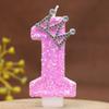 Diamond Number Candle Crown Creative Decoration Birthday Cake Candle Creative Handmade Diy