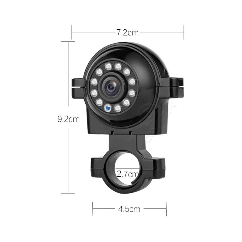 Waterproof Side-Mount Vehicle Camera with Infrared Night Vision & Wide-Angle View 720P чёрный