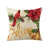Christmas Pillow Cover Linen Printed Festive Festive Home Living Room Sofa Pillow Cover Cushion Cover