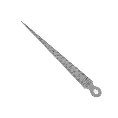 Taper Gage Stainless Steel Wedge Welding Gauge Gap Hole Inspection Measuring Ruler 1?15mm