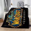 Game World of Warcraft Printed Blanket Kids Warm Flannel Soft and Comfortable Blankets Home travel blanket birthday gift