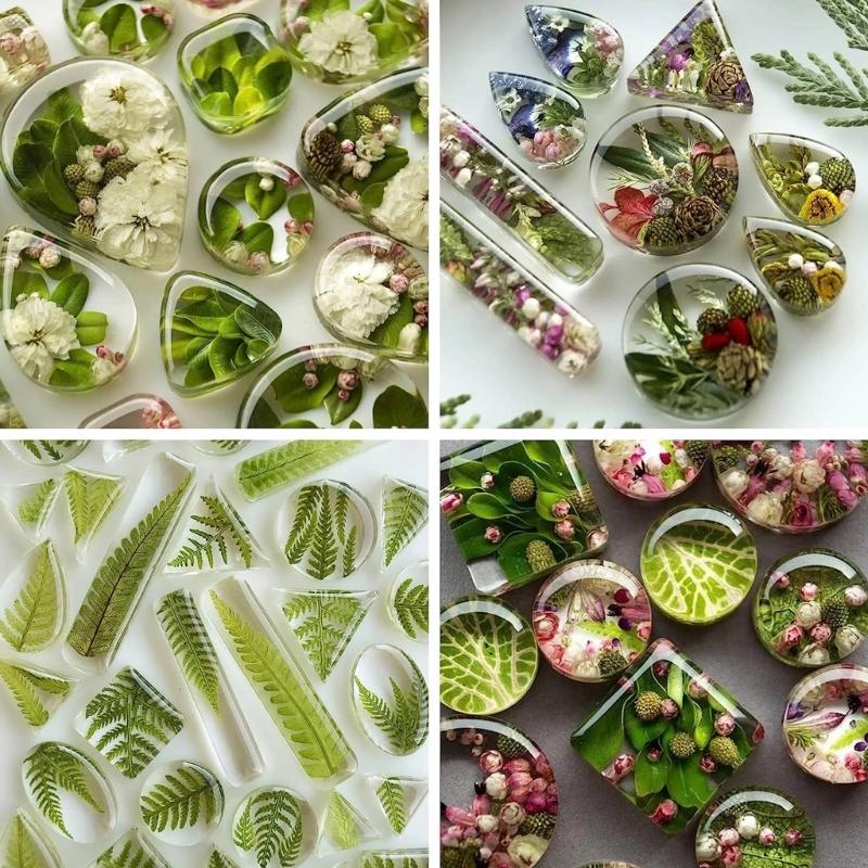 DIY Earring Silicone Mold 3D Geometric Dangle Making Tool Handmade Necklace Jewelry Pendant Mold DIY Resin Casting Mold