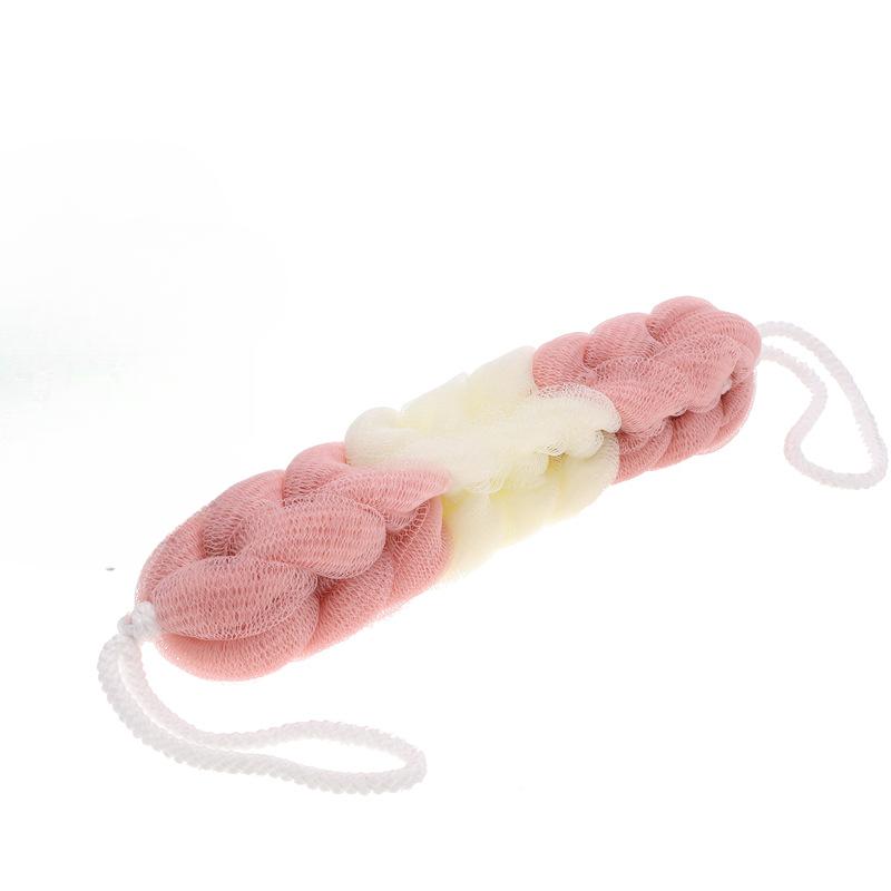 Bathroom Long Strip Bath Flower Adult Pull Back Strip Clean Bath Towel Decontamination Exfoliating Bath Towel Wipe Back Bath Strip