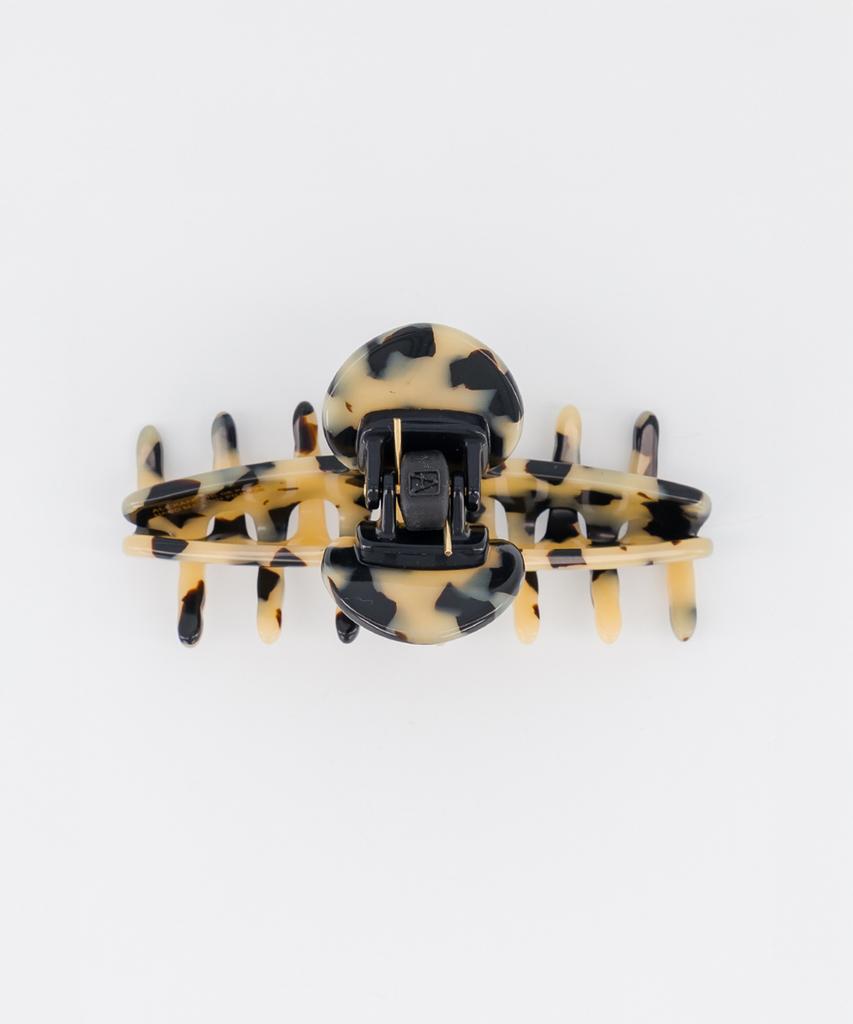 Alexandredeparis Raspai Hair Clip Beige Tortoise 8.5