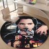 1pc Addams Family Wednesday1 Design Printed Area Round Carpet for Bedroom Living Room Home Decor Rugs Mat Non Slip Mat Rug for Bedside