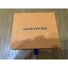 Used LOUIS VUITTON Navy Card Case