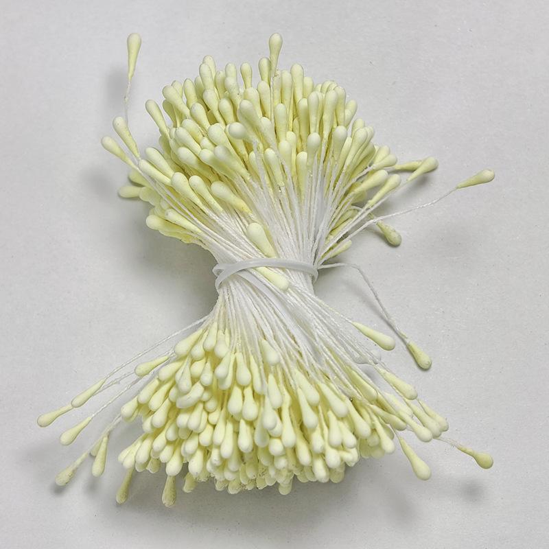 2mm Matte Stamen Hair DIY Accessories: Round Flower Center for Handmade Ornaments