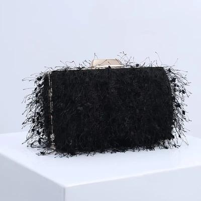 Koreanischen Stil Hochzeit Kupplung Geldbörse Handtaschen Mit Quaste Neue Mode Umhängetasche Schulter Sling Tasche Frauen Trendy Designer Geldbörse