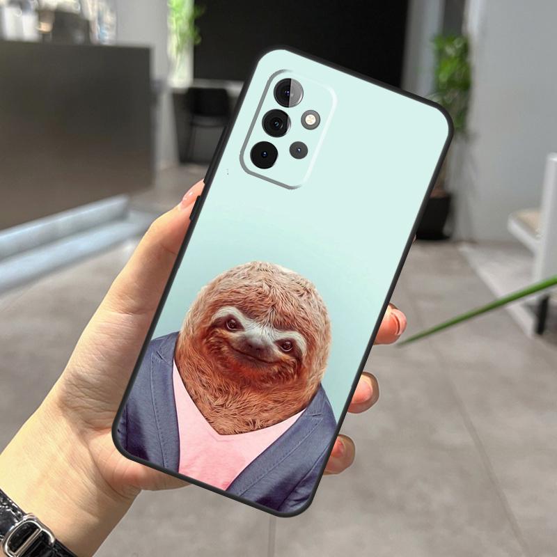

Funny Sloth Case For Samsung Galaxy A22 A32 A52 A15 A16 A05 A26 A36 A56 A53 A33 A13 A34 A54 A14 A35 A55 Samsung A05