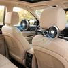 Dual Head Car Fan, Built-in Lighting, 360-degree Adjustable 3 Speed USB Seat Cooling Fan, Low Noise Truck SUV RV Accessory