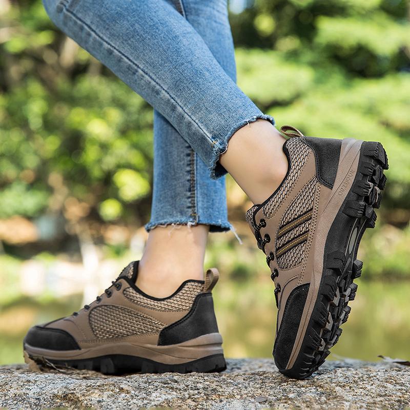 TUINANLE Zapatillas de Senderismo para Mujer Zapatillas de Exterior Resistentes al Desgaste Hombres Zapatillas de Trekking Caminar Caza