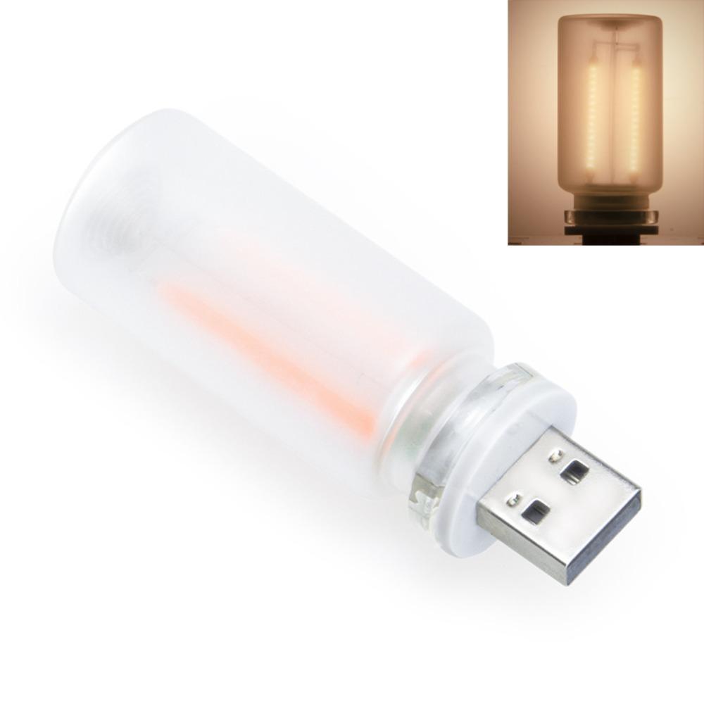 Touch Control USB Night Light Dimmable LED Filament Light Bulb  Car Interior