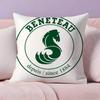 Cartoon B-BeneteauS Y-Yachts Pillow Case Anti-dustmite Pillowcase Invisible zipper silky short plush Sofa cushion cover