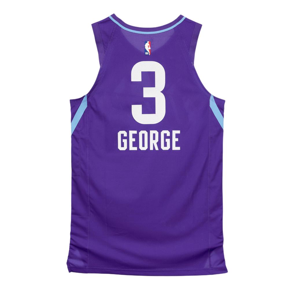 Nike Dri-Fit NBA 2024-25 Season Utah Jazz Keontae George #3 Swingman V-Neck Pullover Comfortable Basketball Jersey Men jersey FQ4363-507
