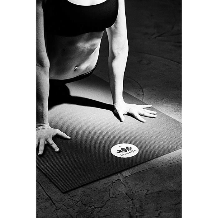 Tapis de yoga - lotuscrafts - mudra studio - antidérapant - écologique - 183x61 cm
