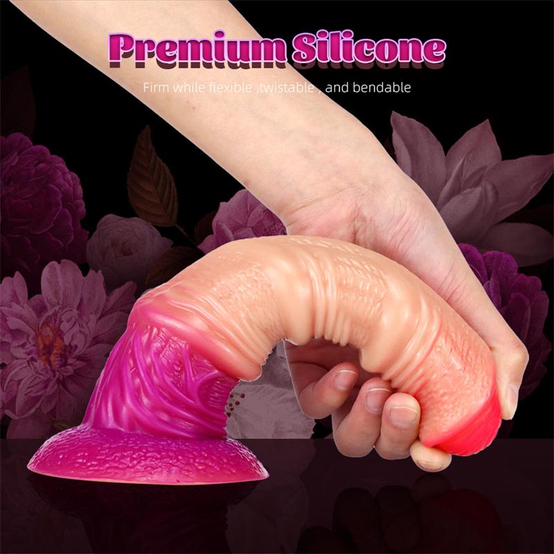 Horses Oversized Super Long Thick Whip Stallion Simulation Animal Phallus Horse Cock Gradient Color Male and Female Backyard Anal Plug