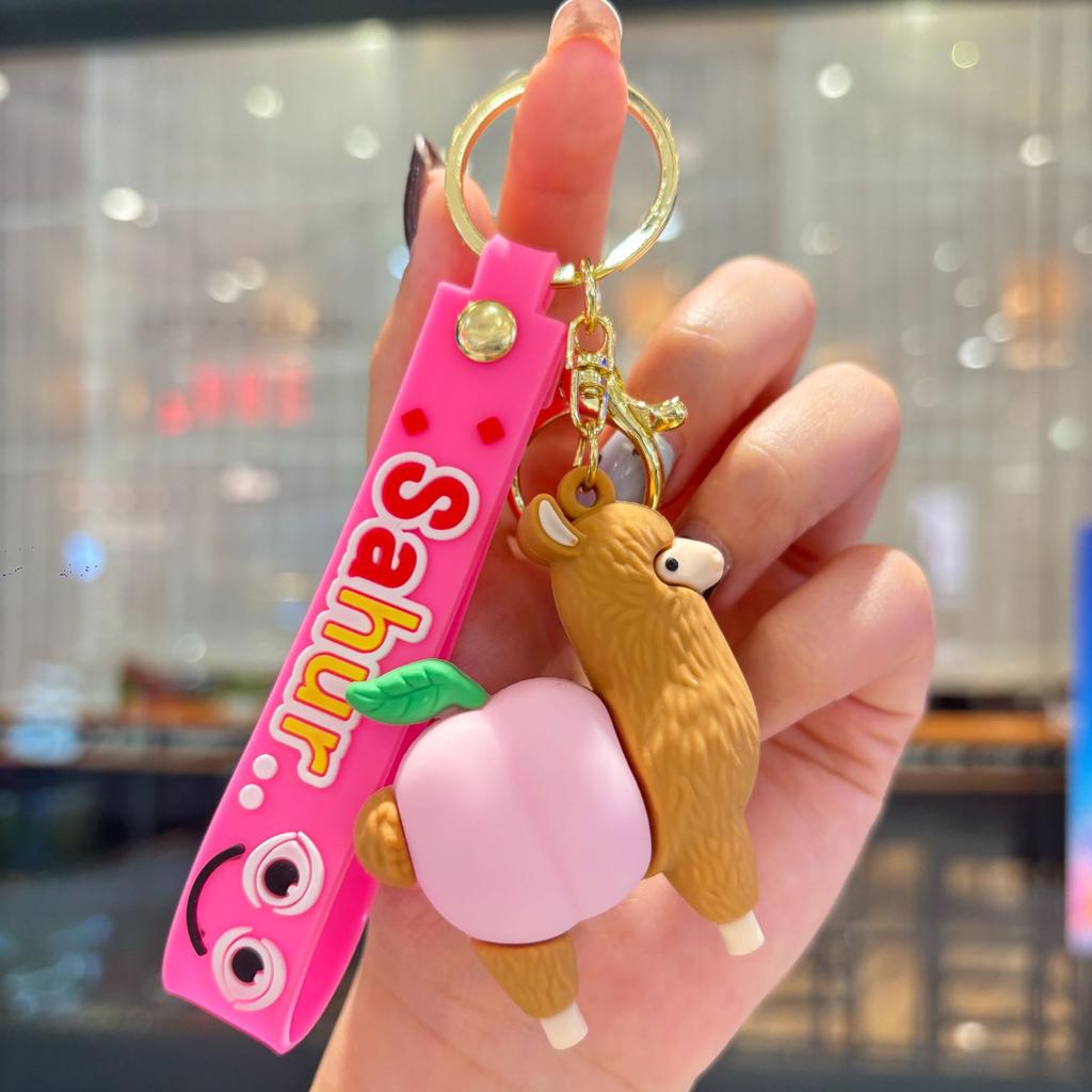 Shanhaijing Doll Exotic Beast Keychain Funny Abstract Bag Doll Car Key Chain Small Pendant