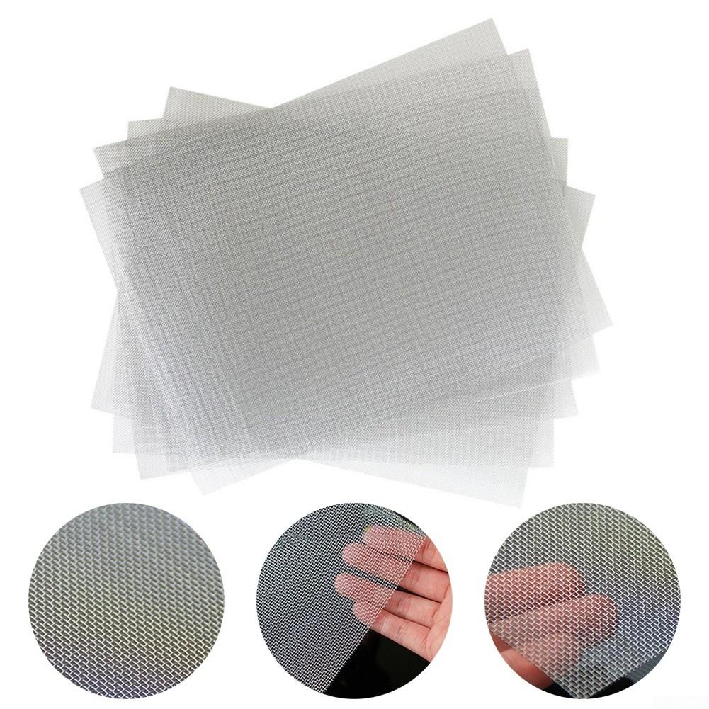 5pcs Mesh Net Car Easy To Install Repairing Silver