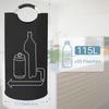 115L Empty Bottle Storage Basket Folding Kitchen Wastewater Bottle Collector Bag with Aluminum Handle Large Capacity Bin