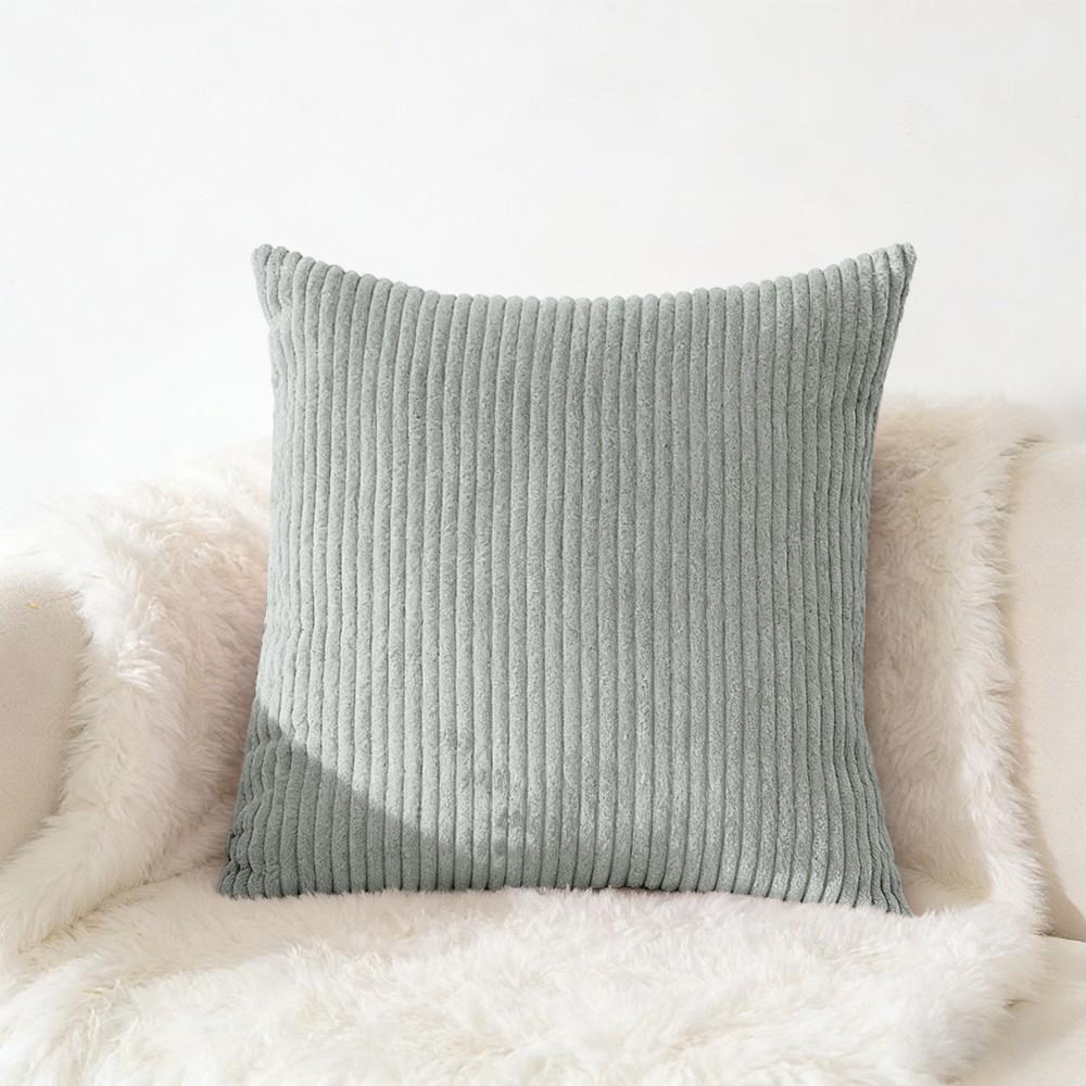 70x70 65x65Large Size Corduroy Pillow Cover Soft Plush Flannel Cushion Cover Fluffy Couch Pillow Case for Sofa Living Room Decor