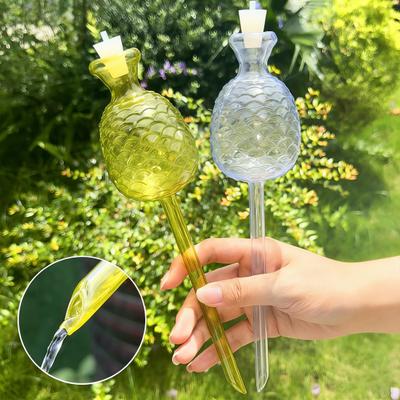 Glob Autoirigare Design Ananas Globuri Autoirigare Automată Plante Insert Ghiveci Dispozitiv Udare cu Eliberare Lentă pentru Plante la Ghiveci Când Călătoriți