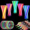 15/30/60/120pcs Glow Sticks Atmosphere Creating Tool Glow in the Dark Concert Supplies Emergency Lighting Party Decor XJM