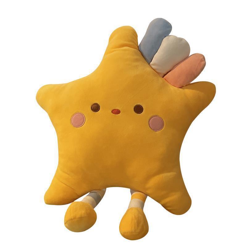 Soft And Fluffy Cloud And Star Plush Pillow Toy For Teenagers