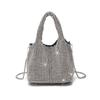 Women's 2025 Fashion Diamond-Studded Chain Evening Bag - Handheld, Shoulder, and Crossbody Bucket Style
