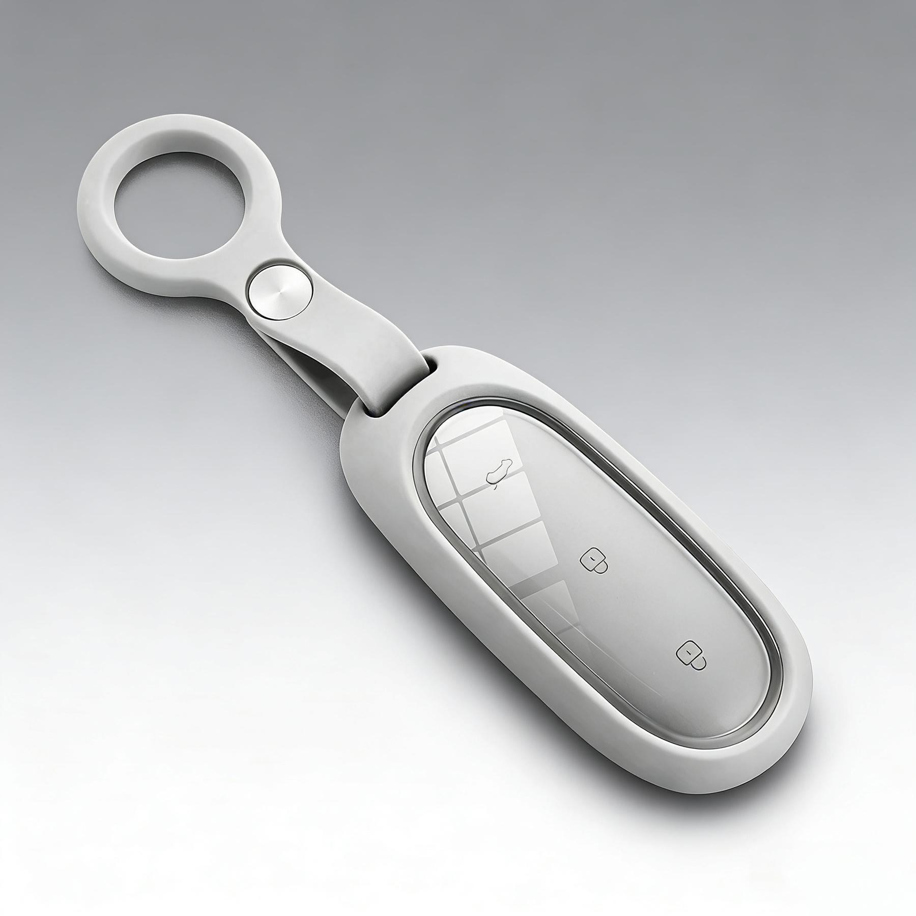 

Silky Touch Soft Silicone Key Cover For Leading Ideal One Li Auto L9 Li LiXiang L6 L7 L8 L9 2023 2024 Fob Keychain Accessories