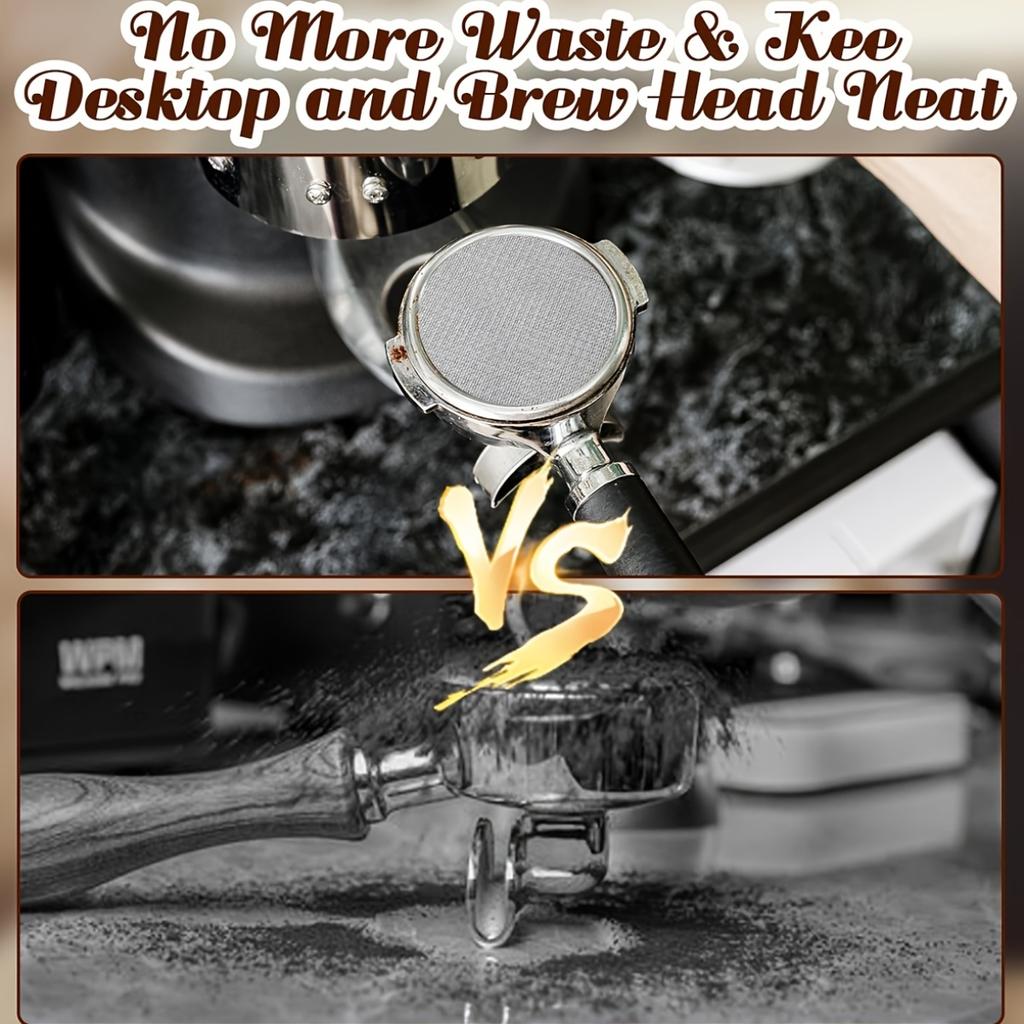 54mm Espresso Dosing Funnel Puck Screen Set for Breville Barista Portafilters, Compatible Breville 8series Barista and Bambino