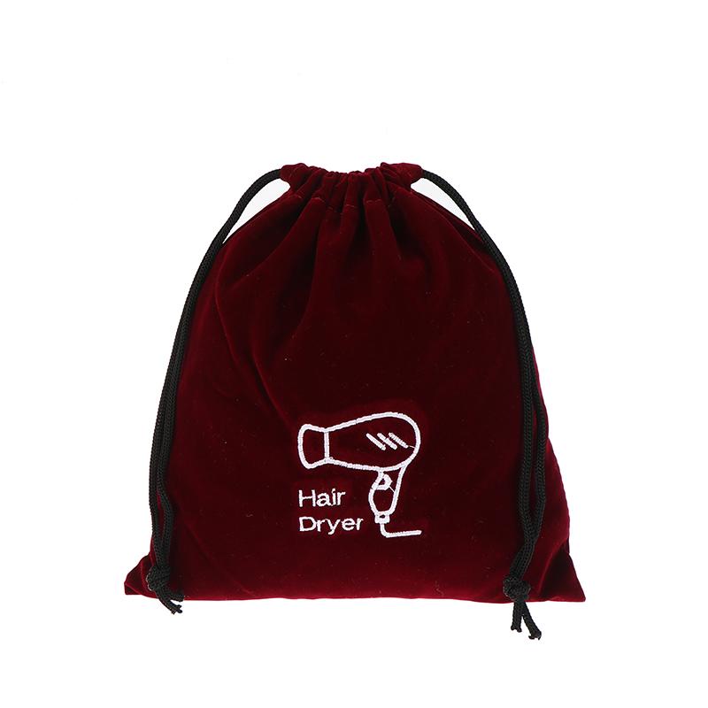Hair Dryer Cloth Bag Hair Diffuser Hair Dryer Bag Drawstring Closure Cover Cloth/Flocking Storage Belt Mouth Drawstring Dust Bag