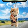 Whimsical Acrylic Animal Figurines Cute Home Decor Keychain For Car And House Decoration