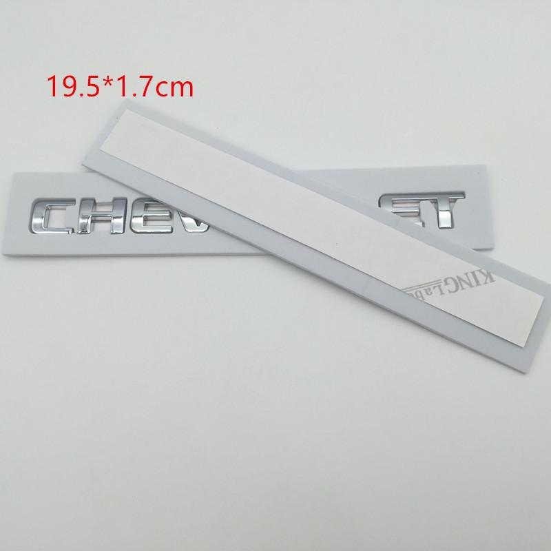 1pcs 3D ABS for Car Letter Rear Trunk Bumper Emblem Sticker Badge Decal styling auto Accessories