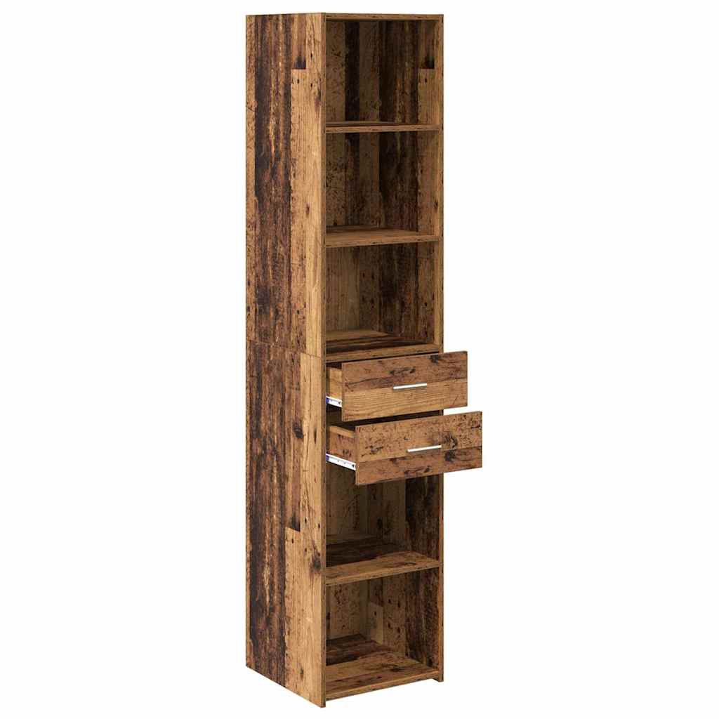 Highboard Reclaimed Wood Look 40 x 42.5 x 185 cm Particle Board