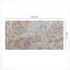 Anti-slip Desk Mat with Delicate Leaves Background Graphic 120x60 cm