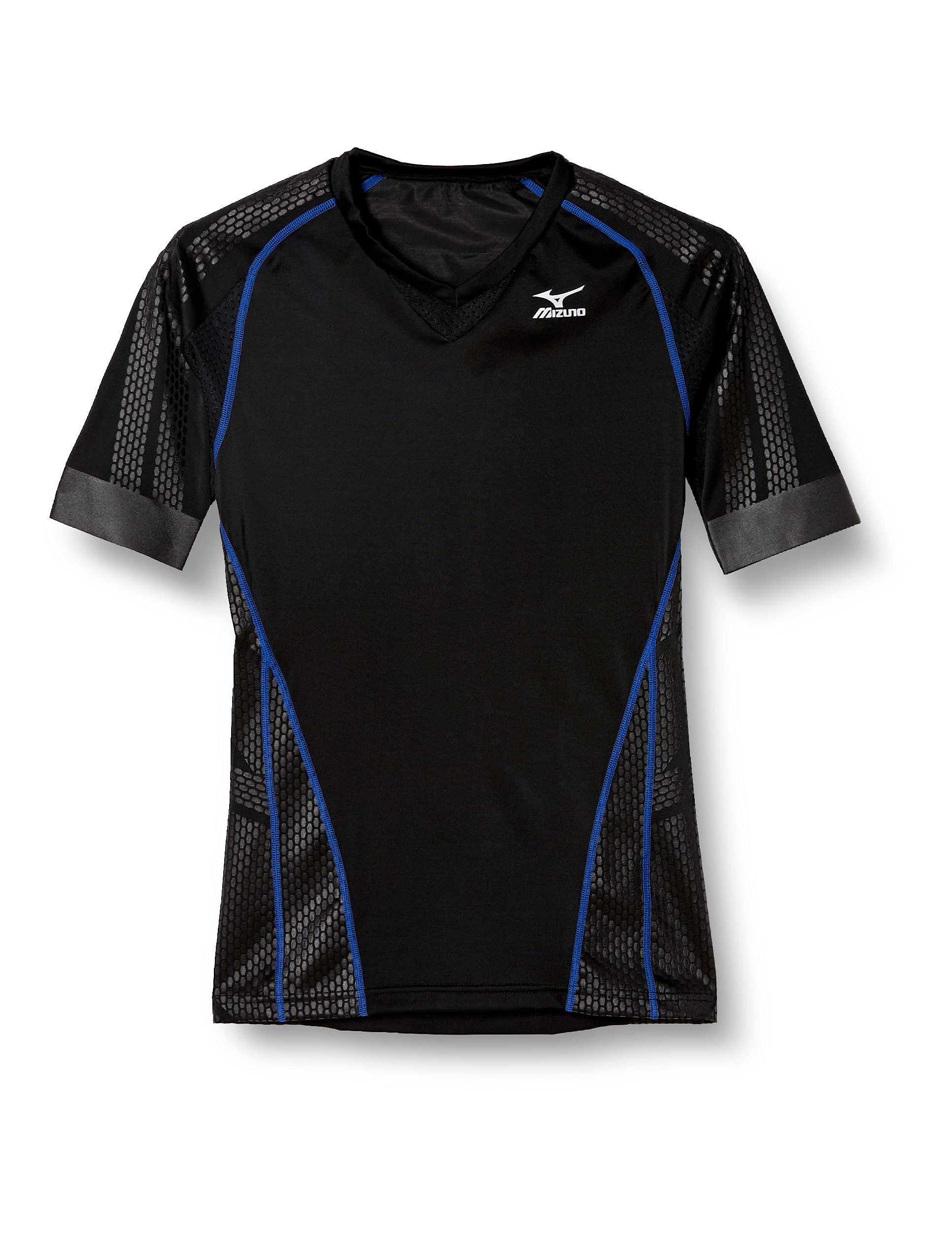 

Mizuno Biogear BG7000T Training Short Sleeve K2MJ7A61 L Men s Black/Blue