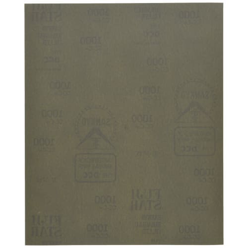 Sankyo Rikagaku Waterproof Sandpaper, 10 sheets, #1000