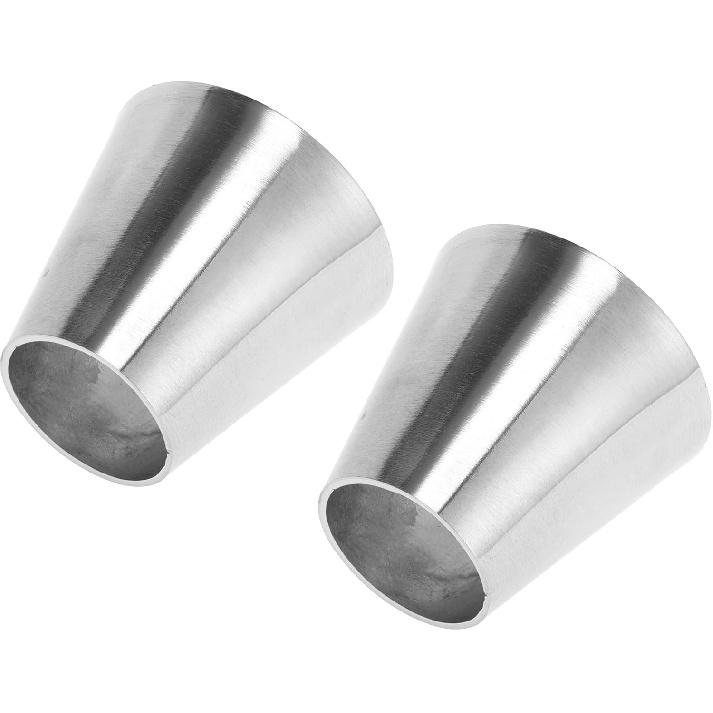 

Motoforti Mandrel Exhaust Bend Elbow Concentric Reducer Car Exhaust Pipe Tubing Piping Adapter 1.5 OD to 2.5 OD 201 Stainless Steel Silver Tone 2