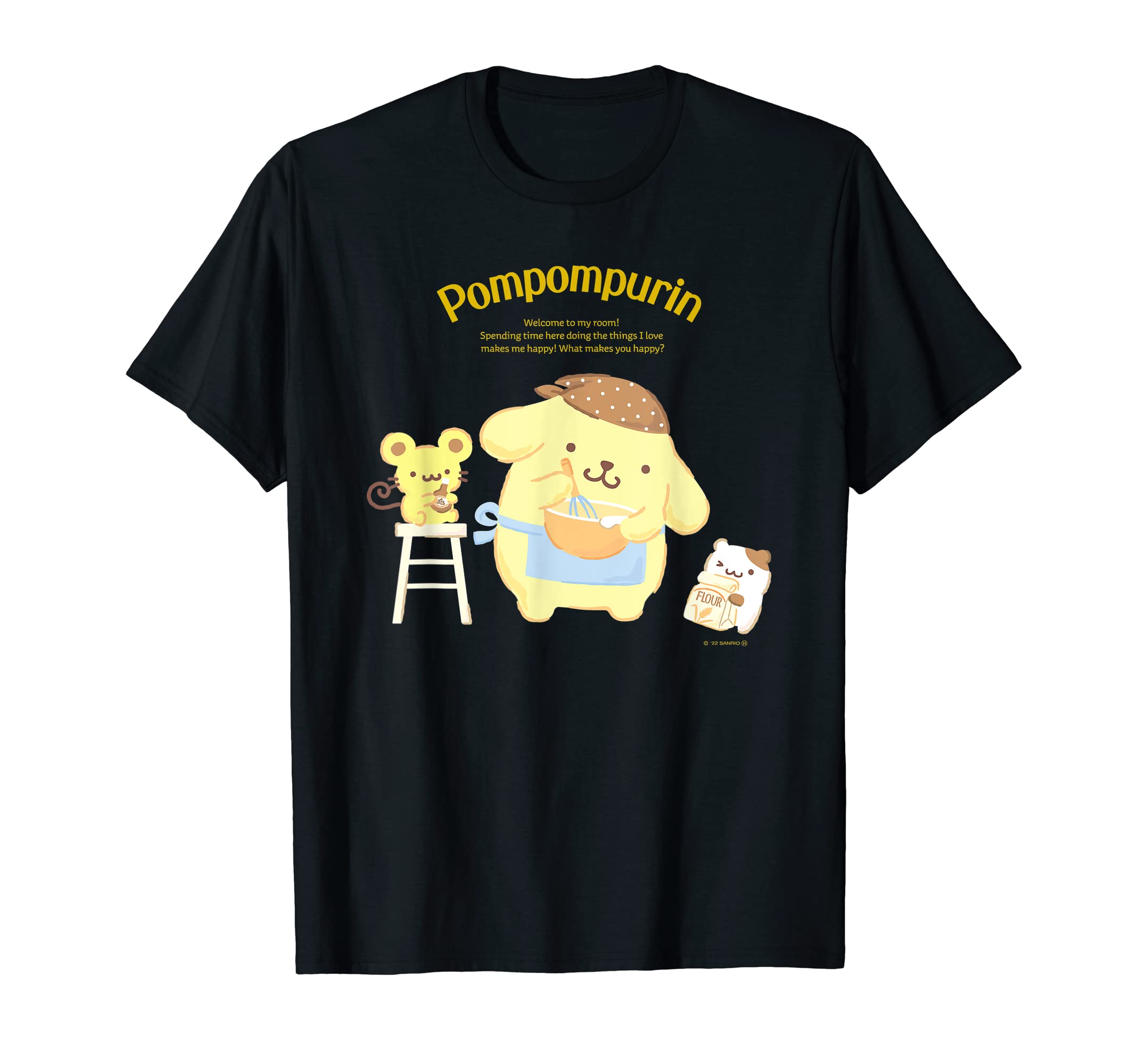 

Футболка Pom Pom Purin Happiness My Room