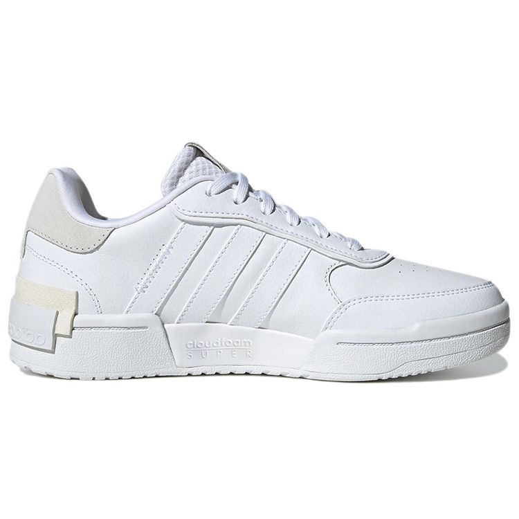 Adidas Neo Postmove Synthetic Leather Non-Slip Wear-Resistant Low-Top Skate Shoes Women Sneakers White GZ6783
