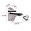 Glass Shelf Support Clamp, Glass Brackets for 3-21mm Wood, Bathroom Clip Holder for Bedroom Shelves, Furniture Repair