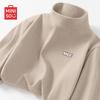 Men's Soft Warm Long-Sleeve Semi-High Collar Base Layer T-Shirt