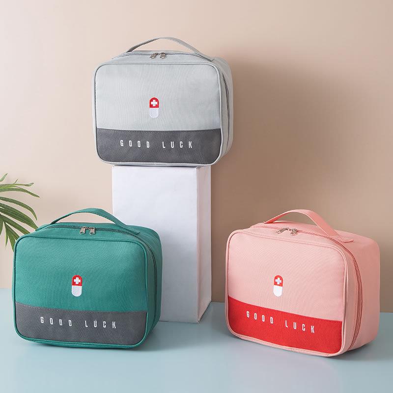 Portable Travel First Aid Kit: Compact Medical Storage and Organization Bag