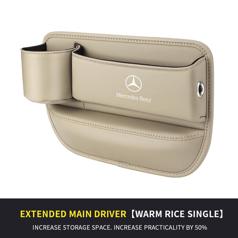 GLC GLB Pour Mercedes-Benz Classe A B C E S V R A45 C43 CLA GLA GLB GLC SLK SL Espace entre les sièges de voiture Boîte de rangement multifonction Espace entre les sièges Cu