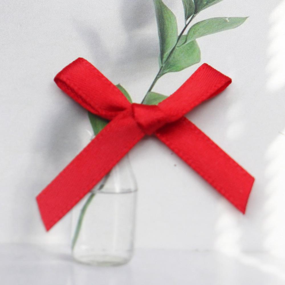 0,6 cm polyesterová stuha, ručně vázaná malá mašle, DIY oděvní doplňky, barevná popruhová mašle