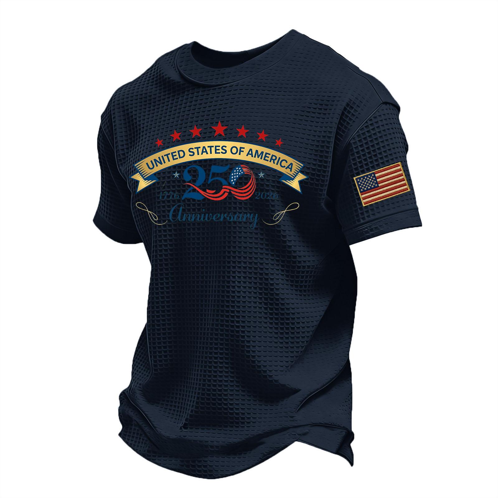 

Men s Casual Round Neck Lightweight Breathable Short-Sleeve Top XXL Темно-синій