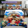 3pcs Duvet Cover Set (1*Duvet Cover + 2*Pillowcase, Without Core), One Piece Print Bedding Set, Bedroom Decor, All‑Season, Birthday Gift