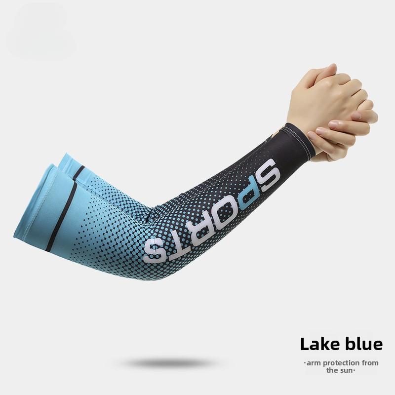 Sun protection ice sleeves for men and women, summer multi-color driving ice silk arm sleeves, UV protection ice sleeves, 2 pairs pack
