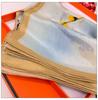 Hangzhou Silk Square Scarf Ink Painting Silk Scarf Female Versatile Chinese Style 110 Mulberry Silk Scarf